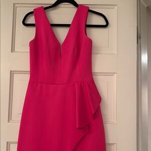 Elegant Pink Sleeveless Dress
